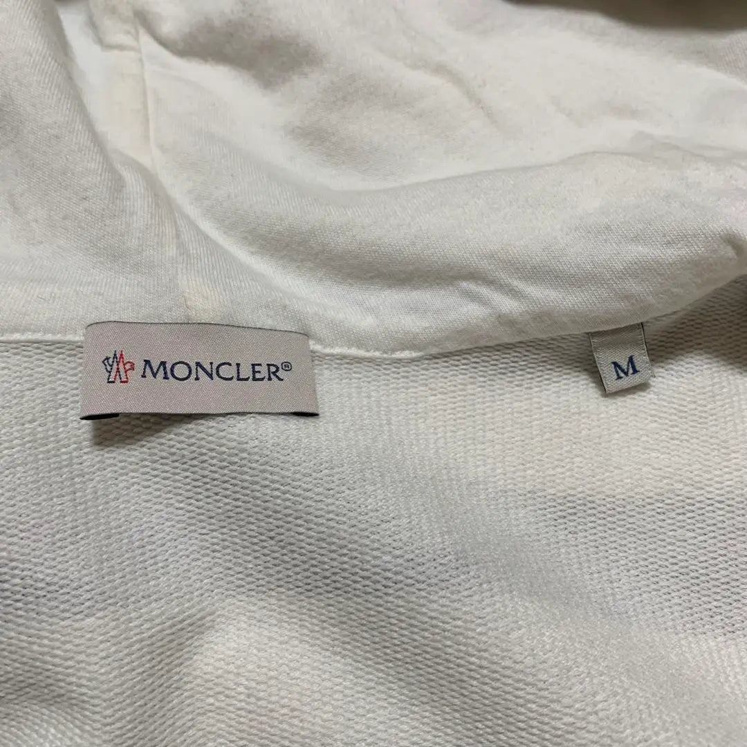 Moncler Parker Blanco Talla M Nacional Genuino 3P124 | モンクレール パーカー ホワイト サイズM 国内正規品 3P124