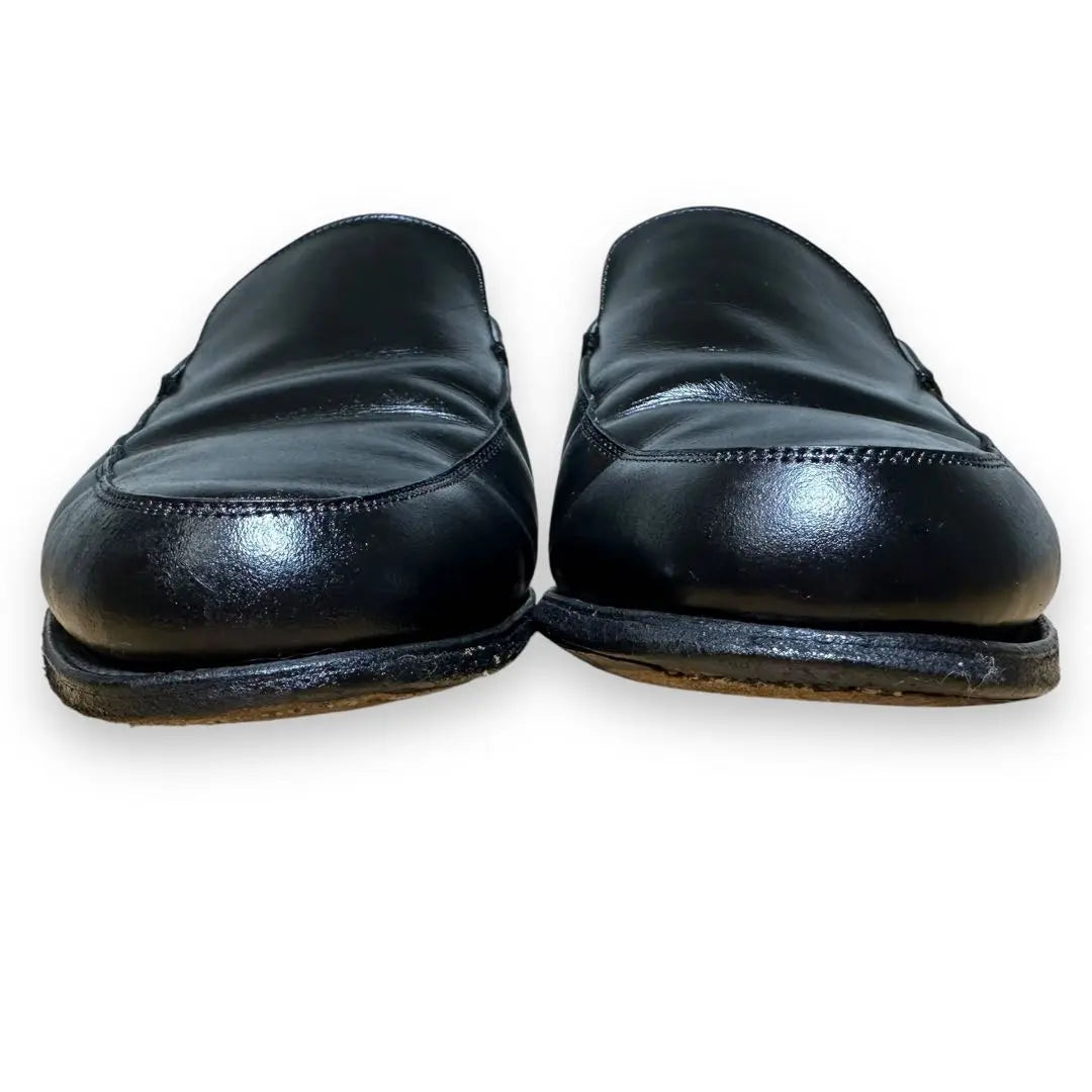 Mocasines John Lob de piel negra, talla 6.5EE