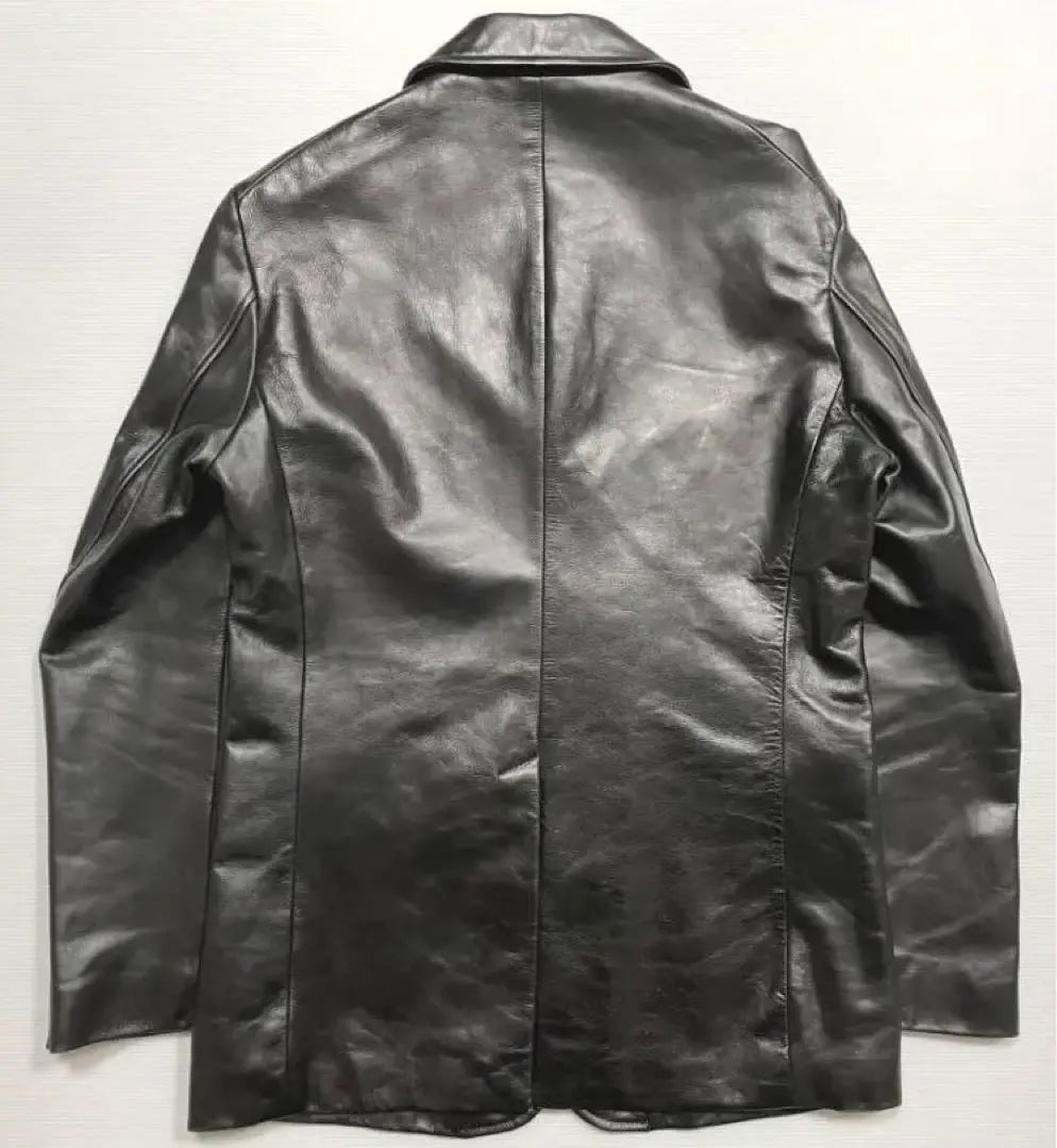 Unused? Ships SHIPS Leather Tailored Jacket Cowhide Half Court | 未使用? シップス SHIPS レザー テーラードジャケット 牛革 ハーフコート