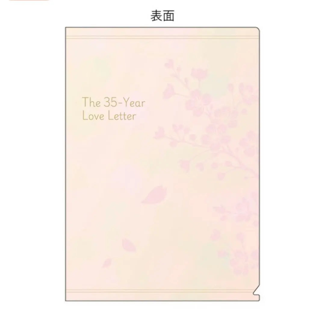 35th year love letter clear file