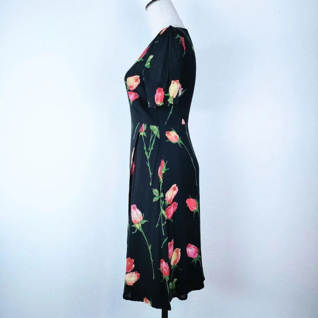 [a717] FENDI Good condition long dress 40 tulip