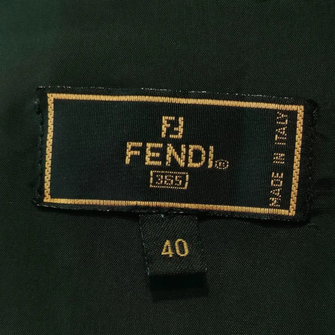 [a717] FENDI Good condition long dress 40 tulip