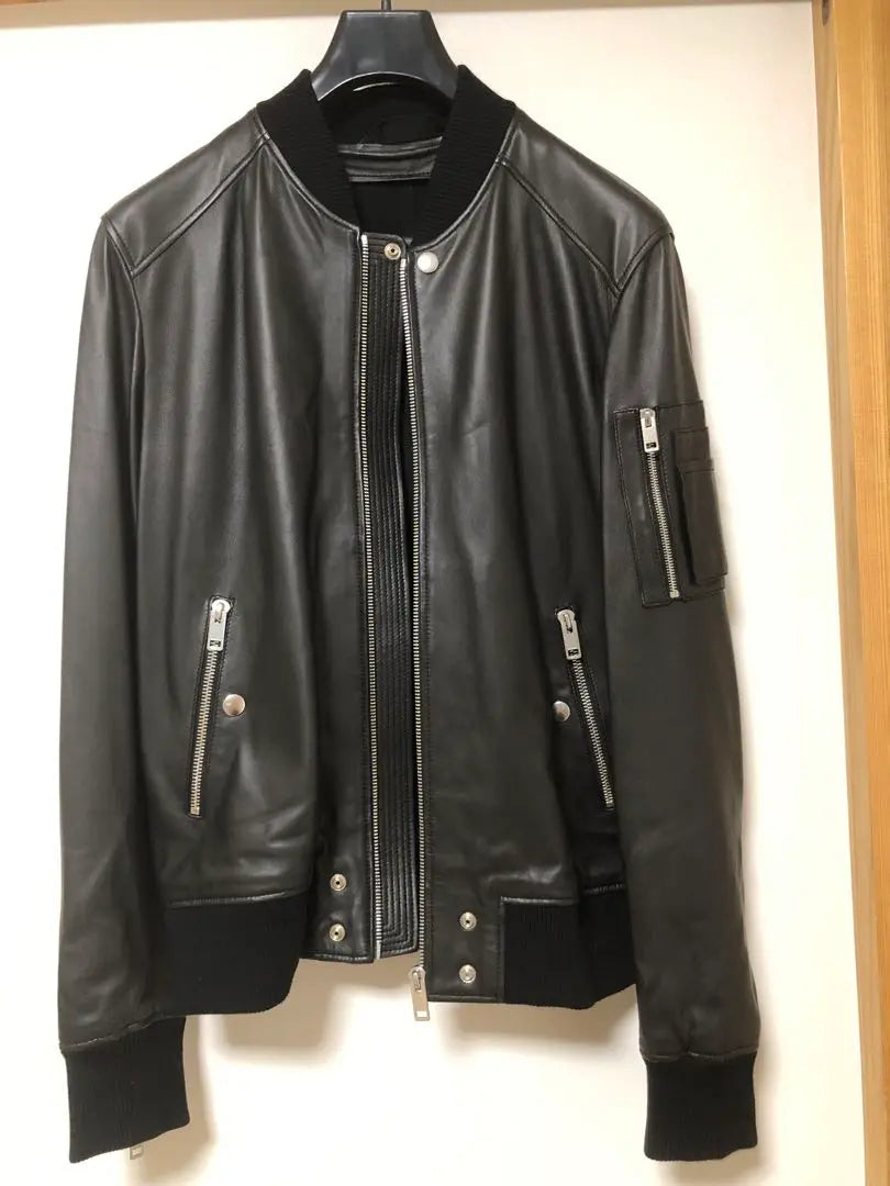 [Super beautiful condition] Diesel L-ABBOTT GIACCA Leather Jacket XL