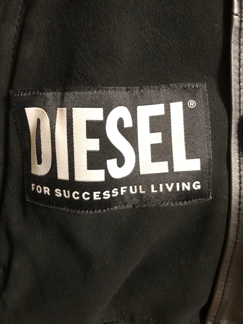 [Super beautiful condition] Diesel L-ABBOTT GIACCA Leather Jacket XL