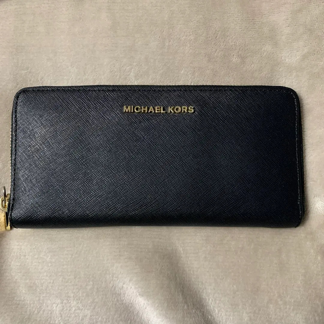 MICHAEL KORS Black Long Wallet