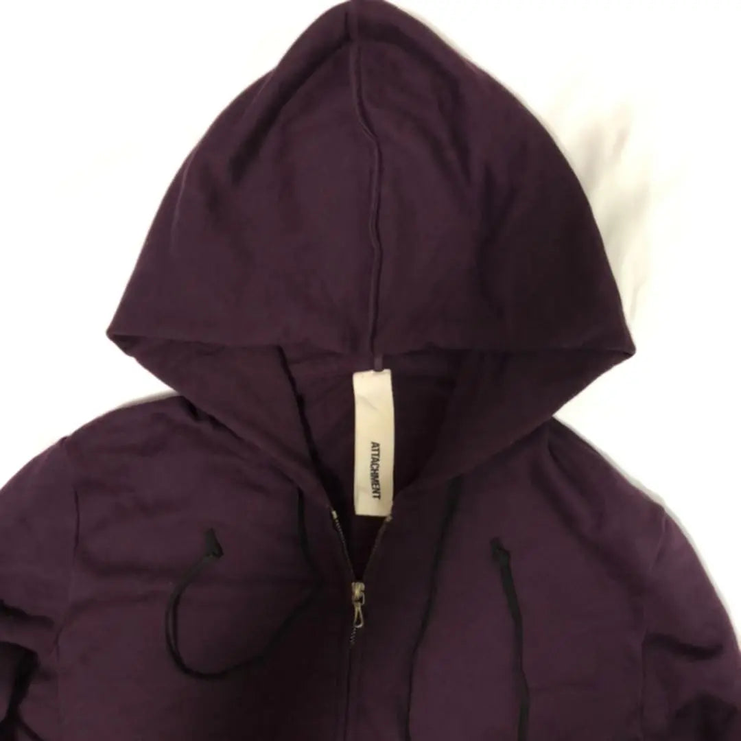 ♦︎Good condition♦︎This season's trend ATTACHMENT purple hoodie | ♦︎美品♦︎今期流行　ATTACHMENT パープル　パーカー