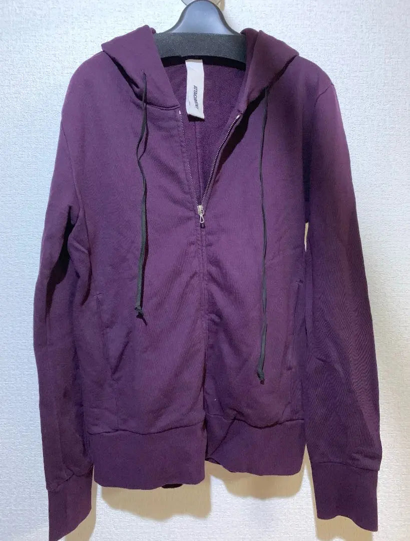 ♦︎Good condition♦︎This season's trend ATTACHMENT purple hoodie | ♦︎美品♦︎今期流行　ATTACHMENT パープル　パーカー