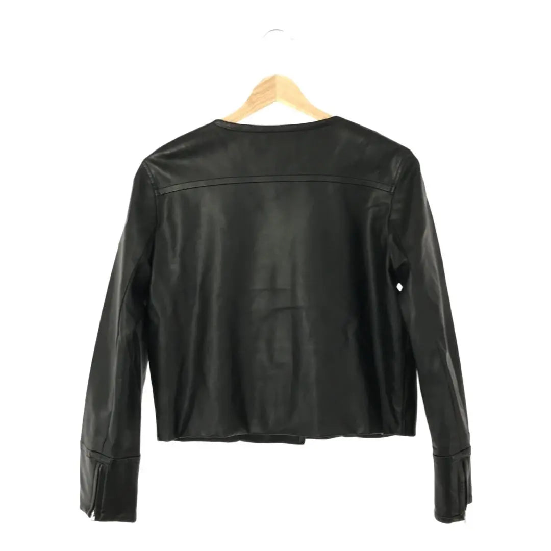 Hermoso artículo✨Marie Parr Fude Chaqueta de cuero Riders para mujer, color negro, talla S