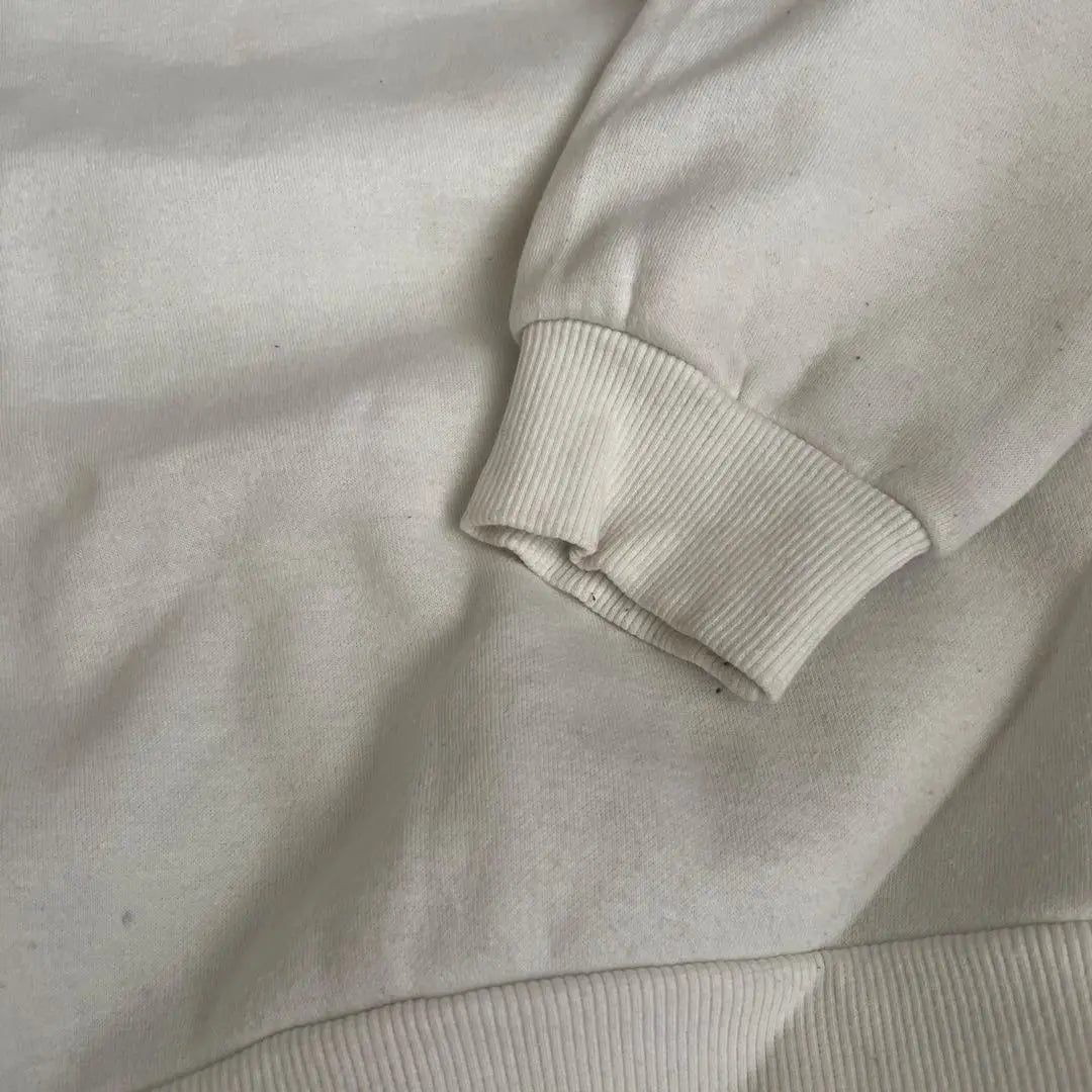 Korean Fleece-lined White Sweatshirt 13