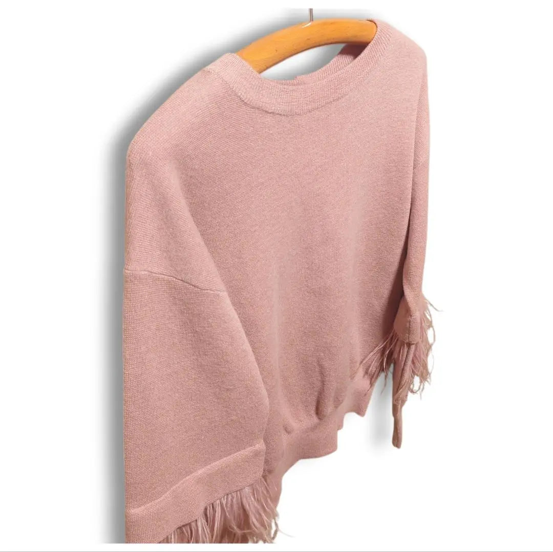 Jill Stuart Farmai Feather Sleeve Knit Tops Ladies FR | ジルスチュアート ファーマイアフェザー袖ニット トップス レディース FR