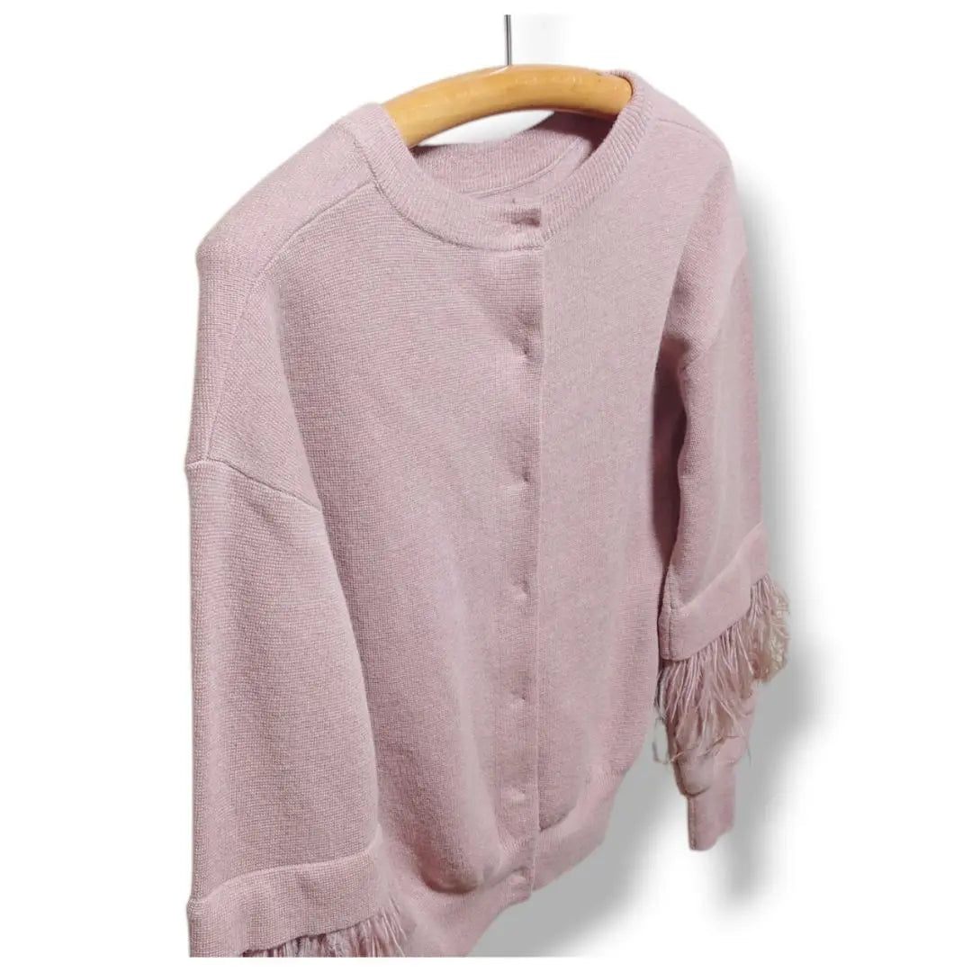 Jill Stuart Farmai Feather Sleeve Knit Tops Ladies FR | ジルスチュアート ファーマイアフェザー袖ニット トップス レディース FR