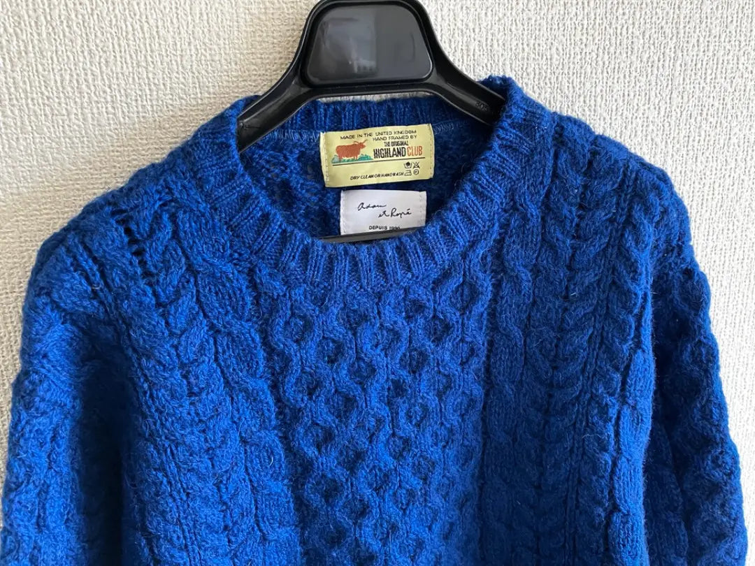 Adam Elope Special Order HIGHLAND CLUB Aran Knit British Sweater