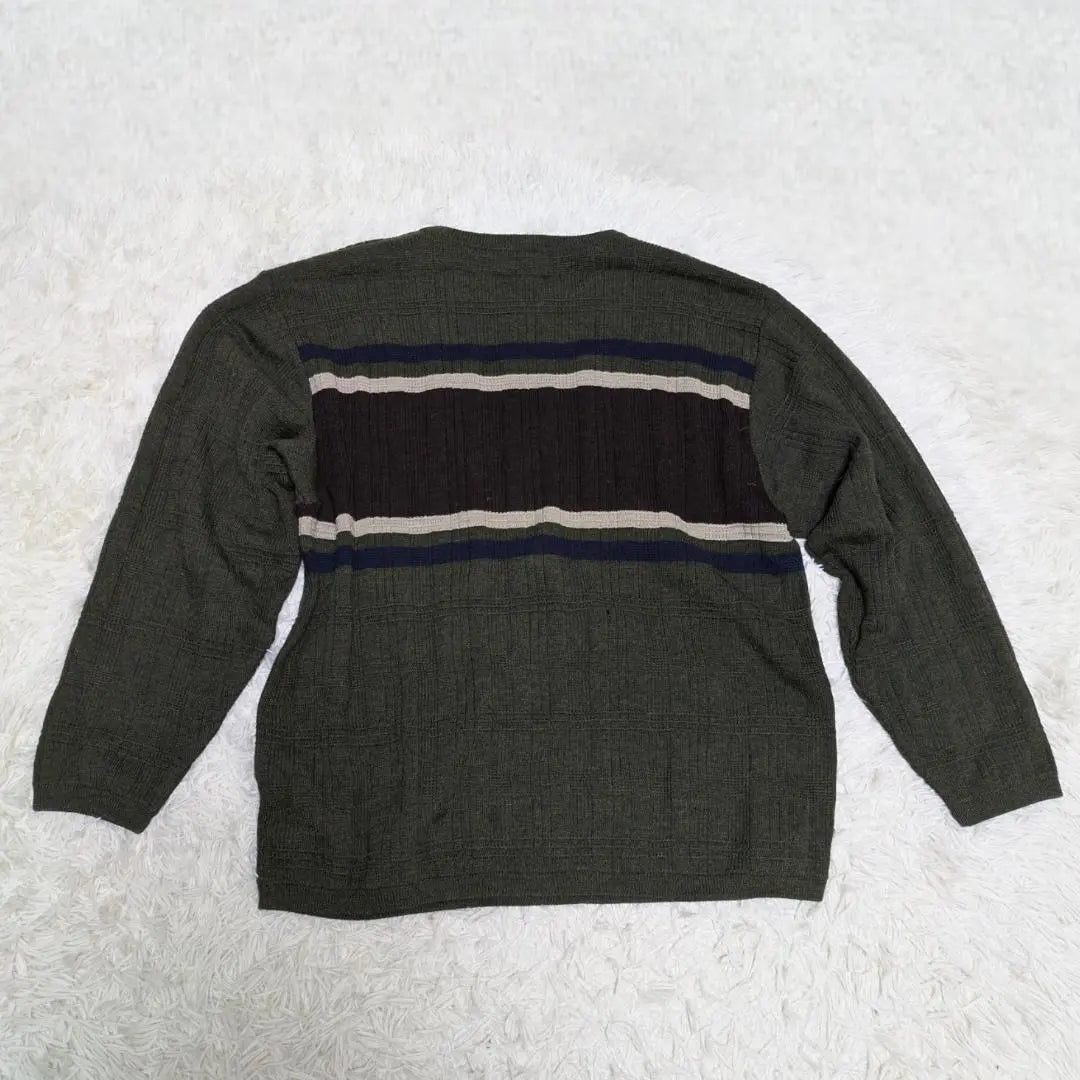 ✨Good condition✨FILA SPORT Crew neck knit 100% merino wool loose