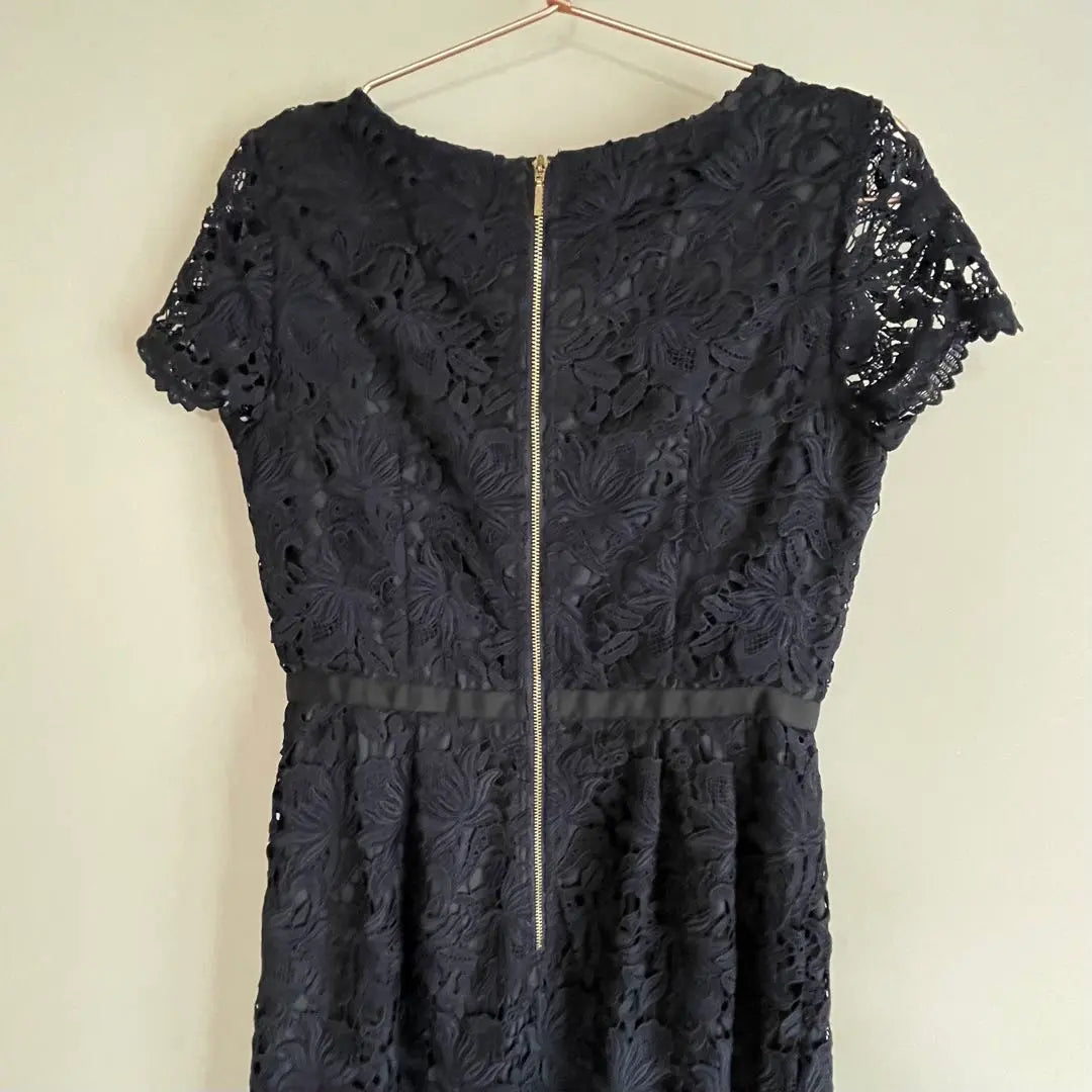 EMMA JAMES Navy All-Lace Dress, Size 9