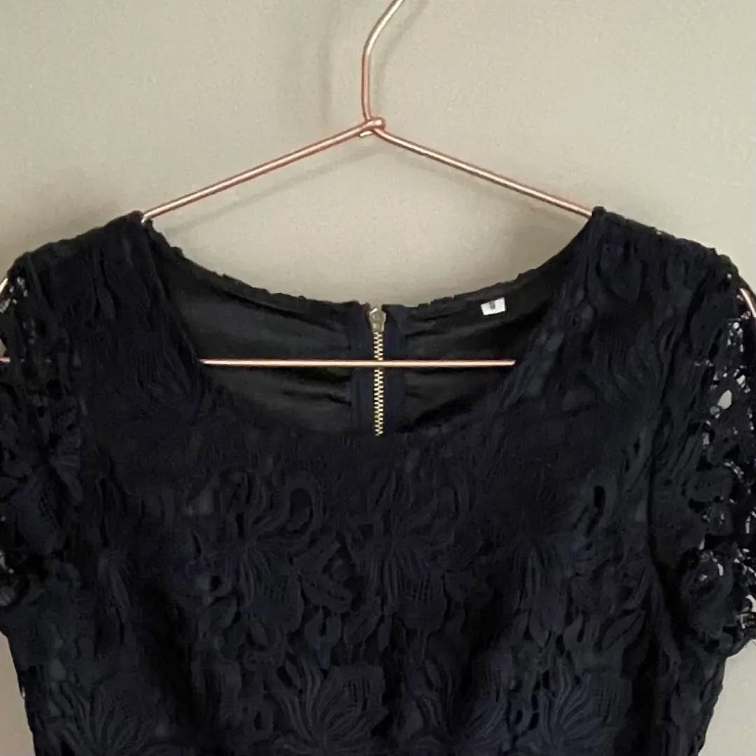 EMMA JAMES Navy All-Lace Dress, Size 9