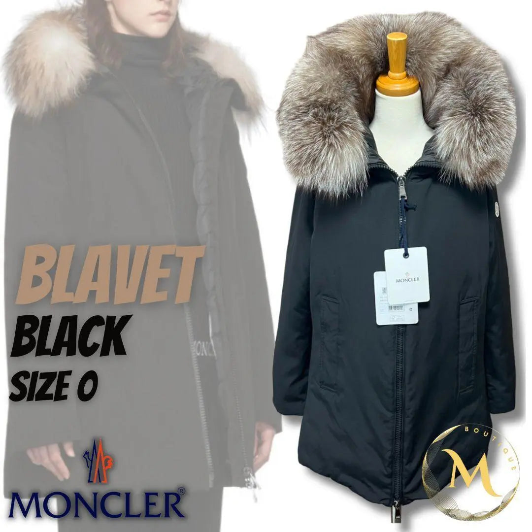 Brand new, unused tag included ☆ MONCLER BLAVET down jacket TG0 black