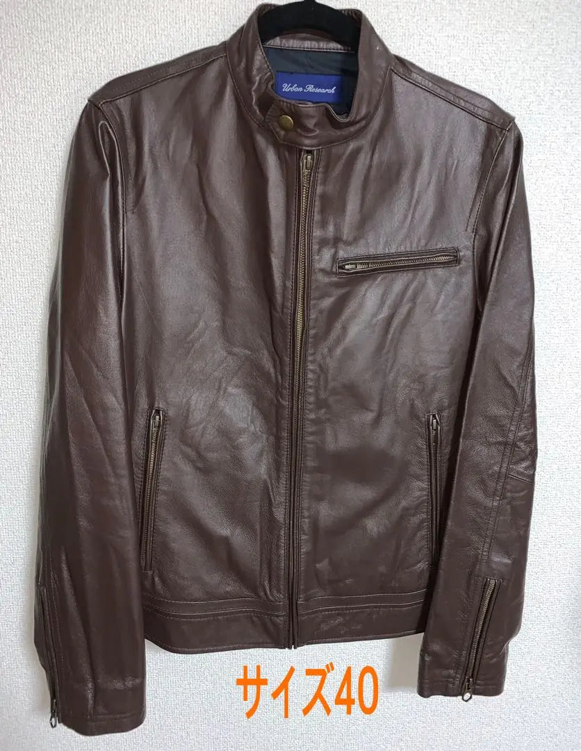 Rider's Jacket URBAN RESEARCH Jacket Pig Leather