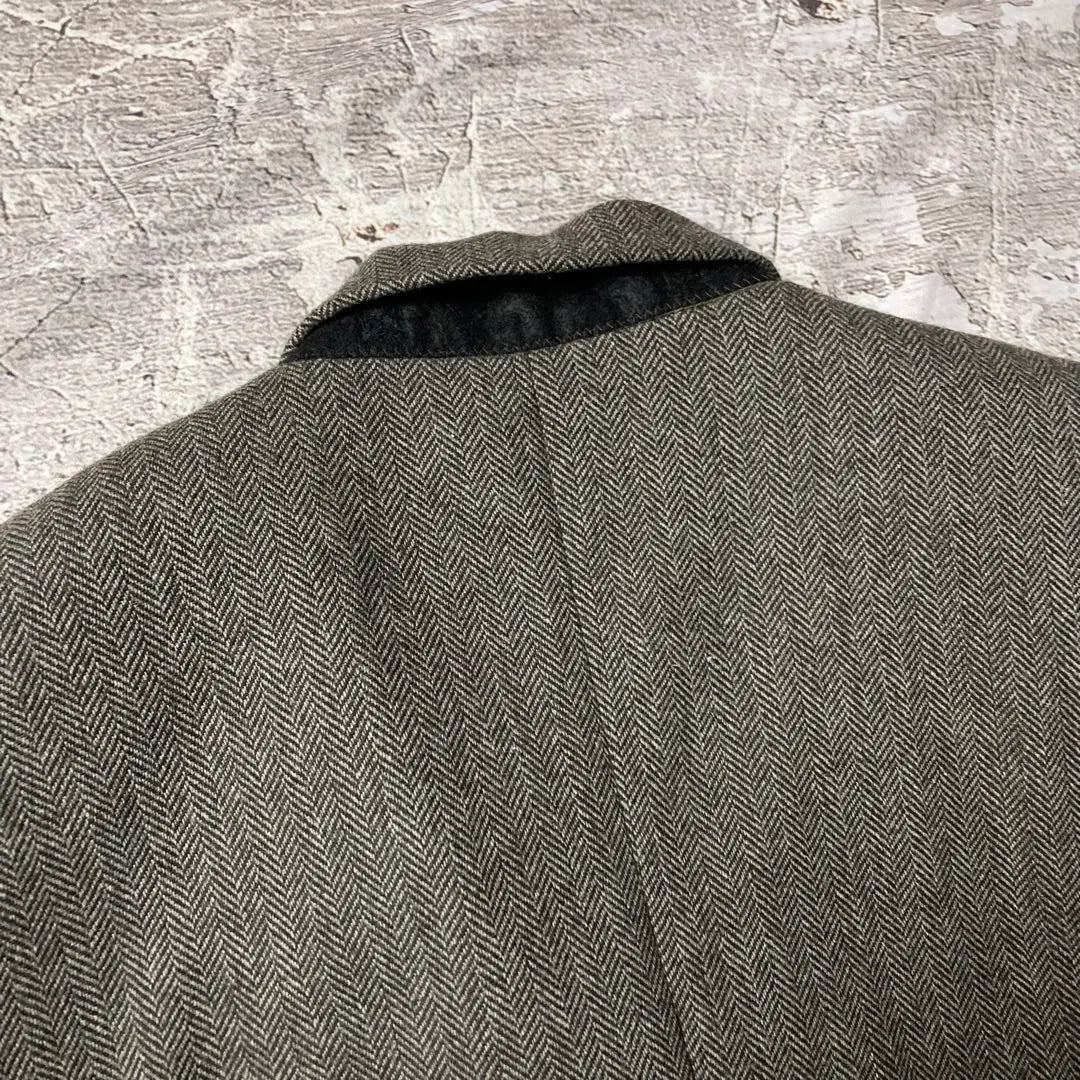 90s oldGap 3B Herringbone Wool Jacket Old Clothing