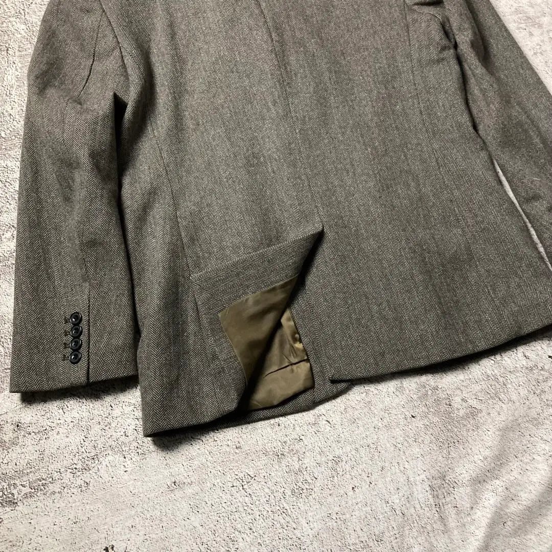 90s oldGap 3B Herringbone Wool Jacket Old Clothing