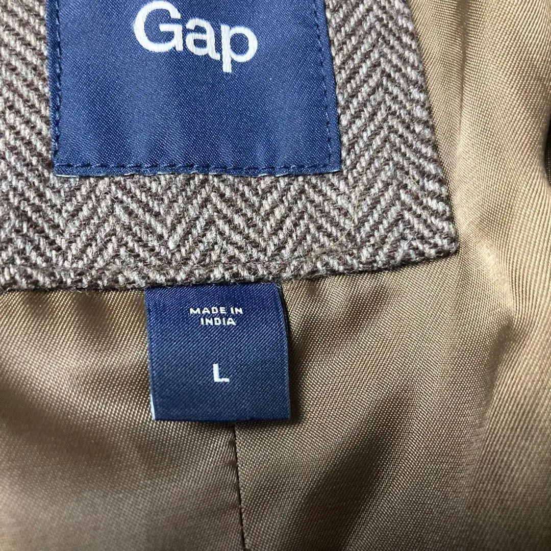 90s oldGap 3B Herringbone Wool Jacket Old Clothing