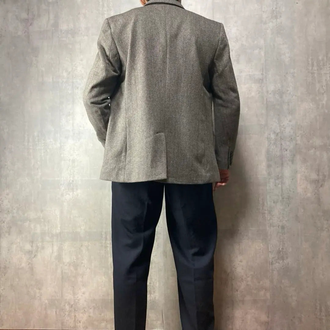 90s oldGap 3B Herringbone Wool Jacket Old Clothing