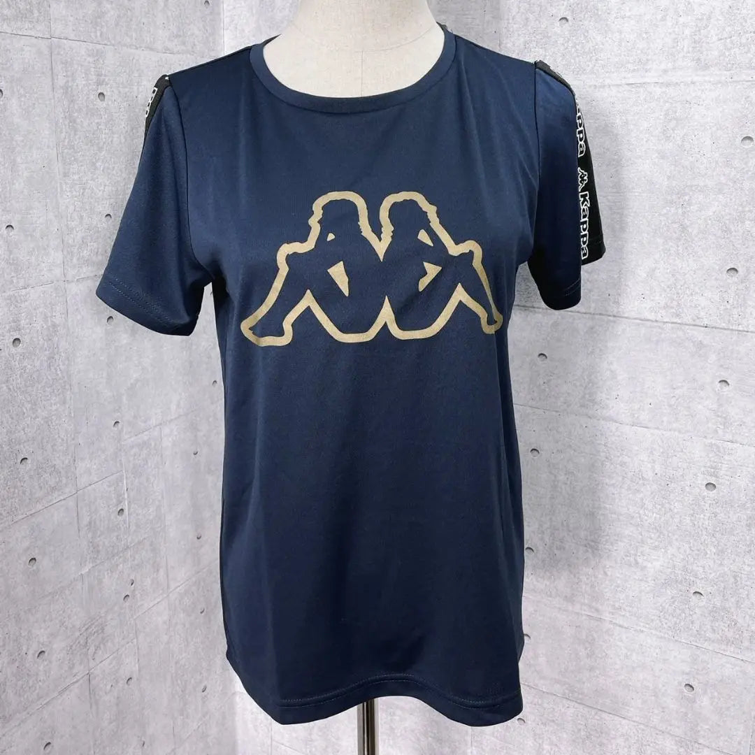 Kappa T -shirt 〚SIZE M〛 Navy Sports Training Ladies | Kappa Tシャツ〚size M〛ネイビー スポーツ トレーニング レディース