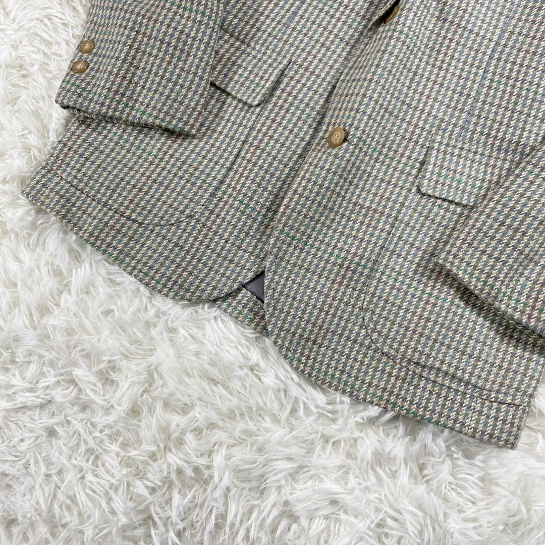 [EE.UU.] Chaqueta Brooks Brothers 100% seda 34SH Tweed | 【USA製】シルク100% ブルックスブラザーズ ジャケット 34SH ツイード