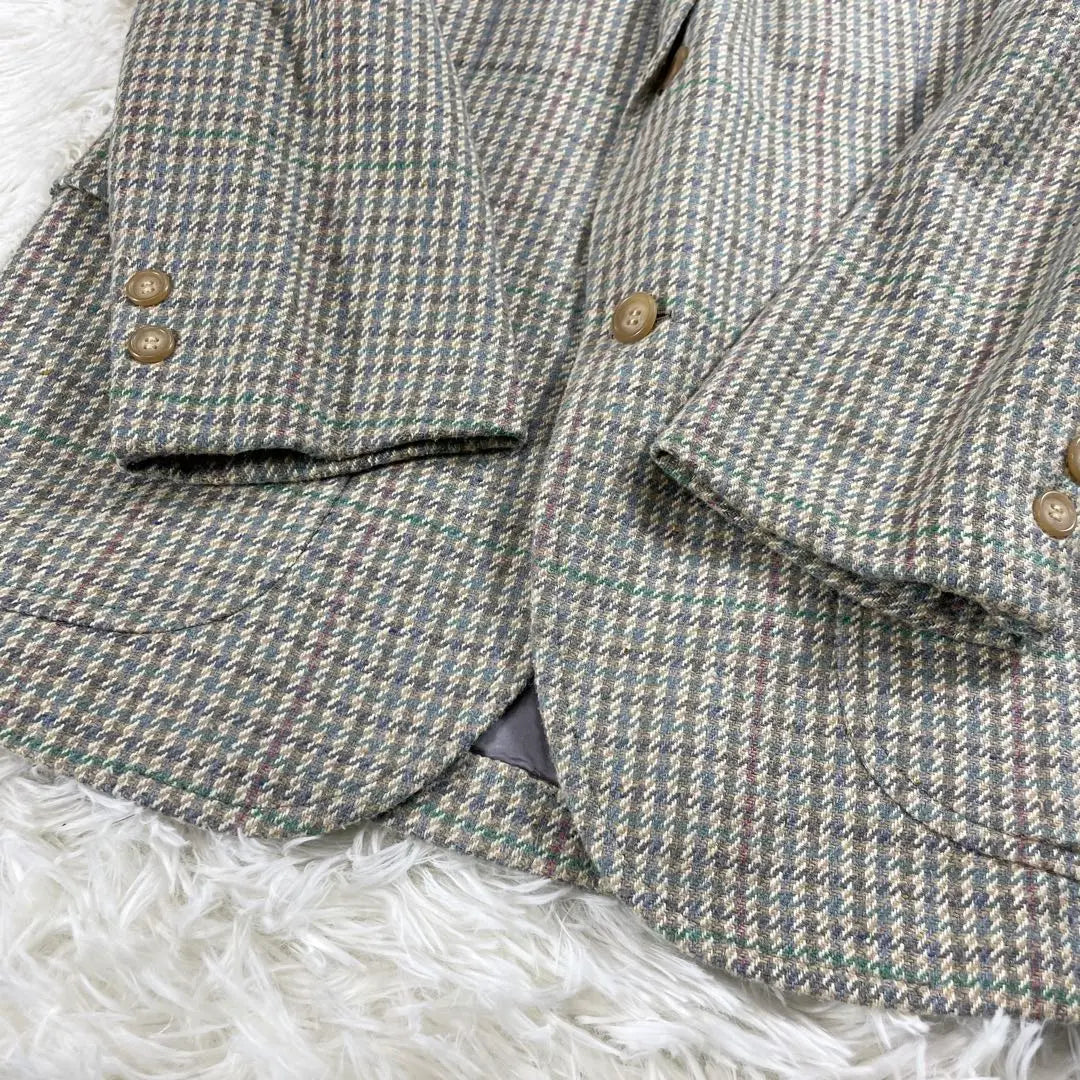 [EE.UU.] Chaqueta Brooks Brothers 100% seda 34SH Tweed | 【USA製】シルク100% ブルックスブラザーズ ジャケット 34SH ツイード