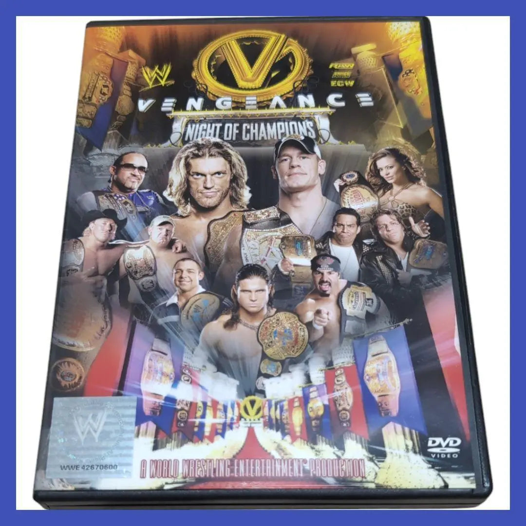 [Good condition] WWEⓇ VengeanceⓇ 2007 [With subtitles]