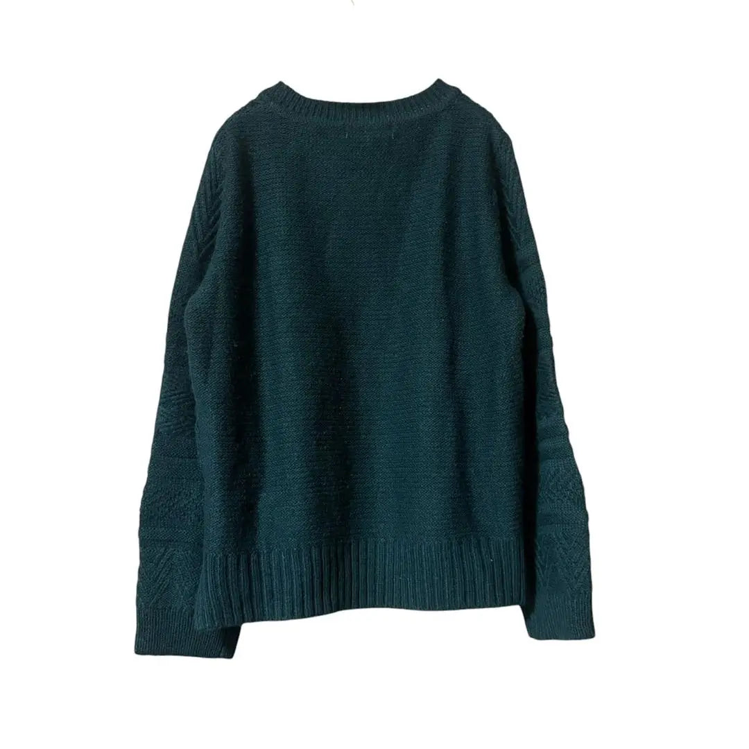 [Gloves] Knit sweater Side slits All-over pattern M | 【グローブ】ニット　セーター　サイドスリット 総柄　M