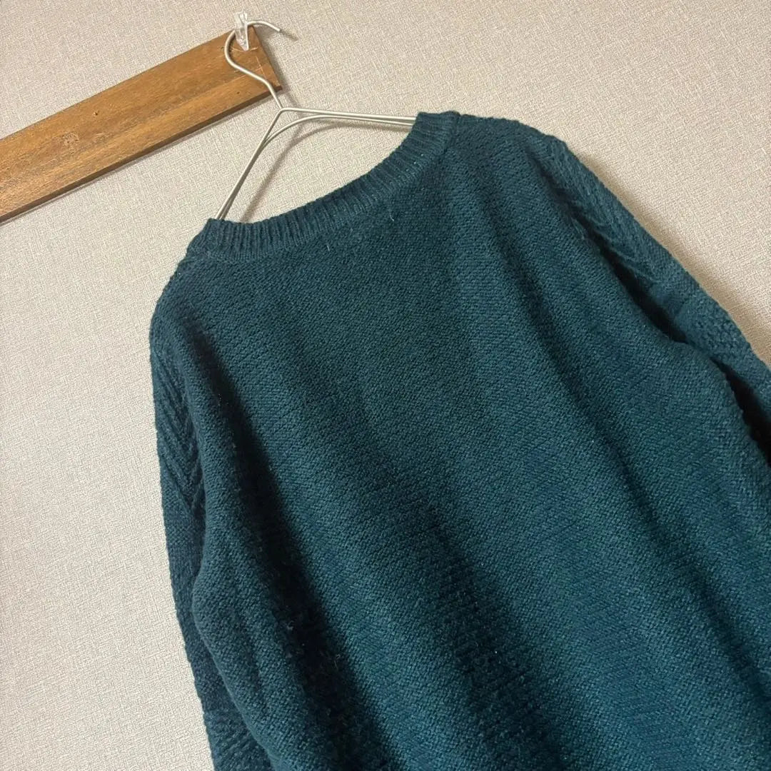 [Gloves] Knit sweater Side slits All-over pattern M | 【グローブ】ニット　セーター　サイドスリット 総柄　M