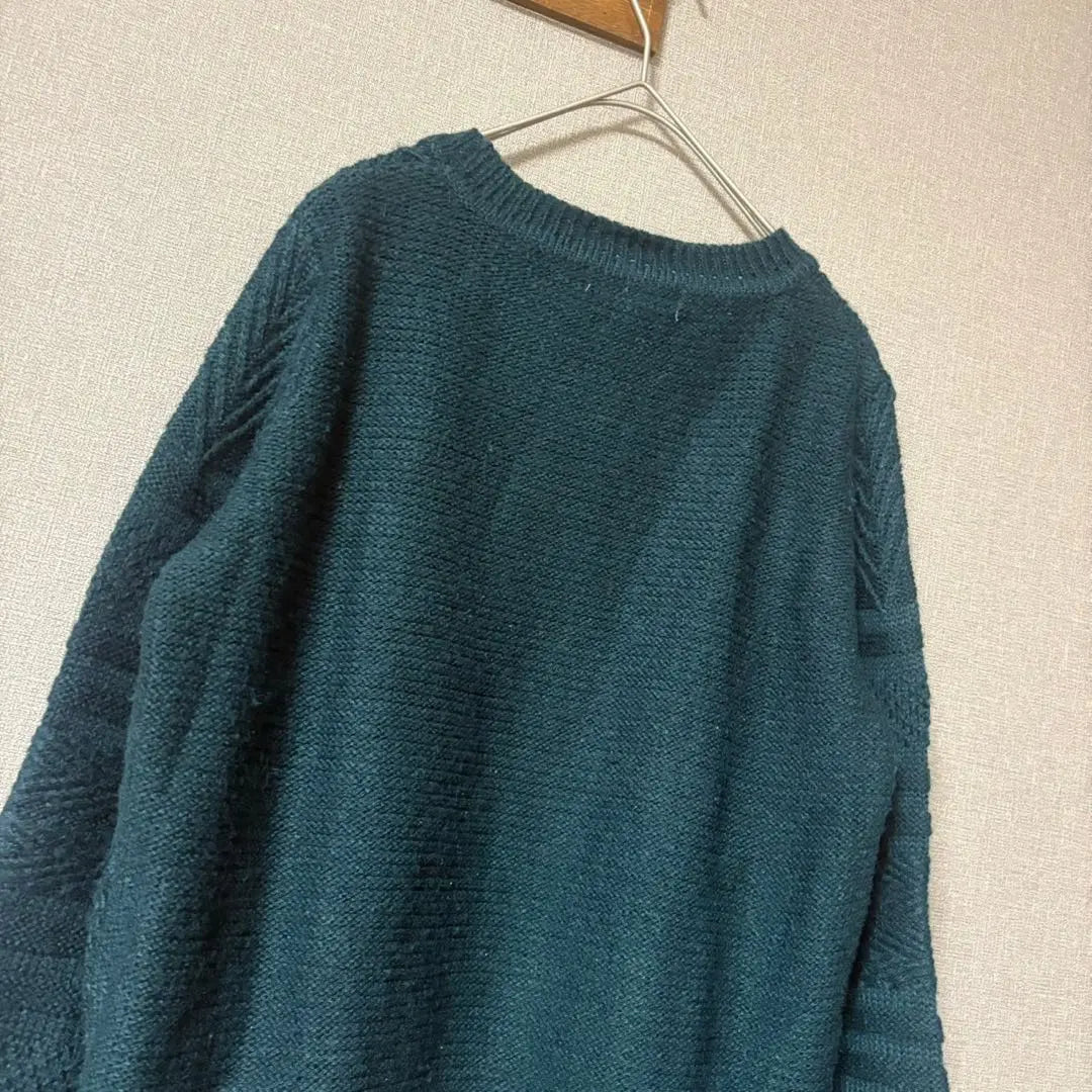 [Gloves] Knit sweater Side slits All-over pattern M | 【グローブ】ニット　セーター　サイドスリット 総柄　M