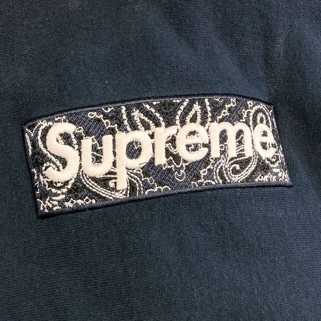 Supreme Hooded Hoodie M Bandana Box Logo