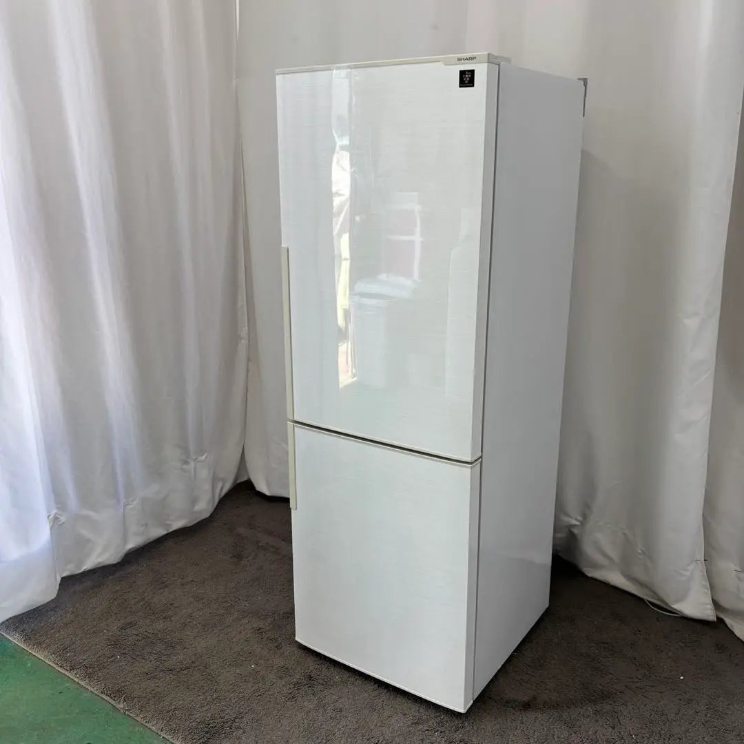 ★399 Sharp refrigerator 272 liters large free installation cheap white beautiful used