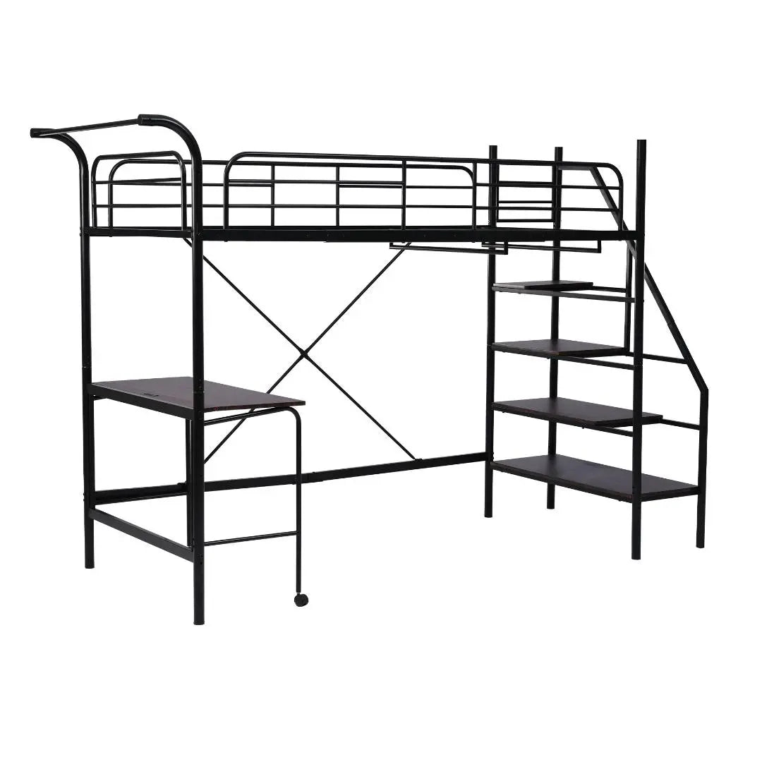 Popular items on sale now! Loft bed with outlet and storage (S) system bed 2COLOR