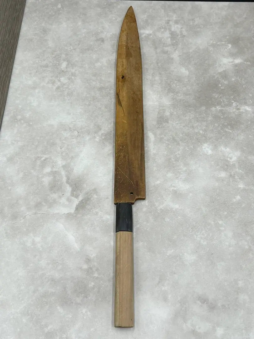 Cuchillo para sashimi Aritsugu de acero japonés puro 2024B Cuchillo Yanagiba con funda