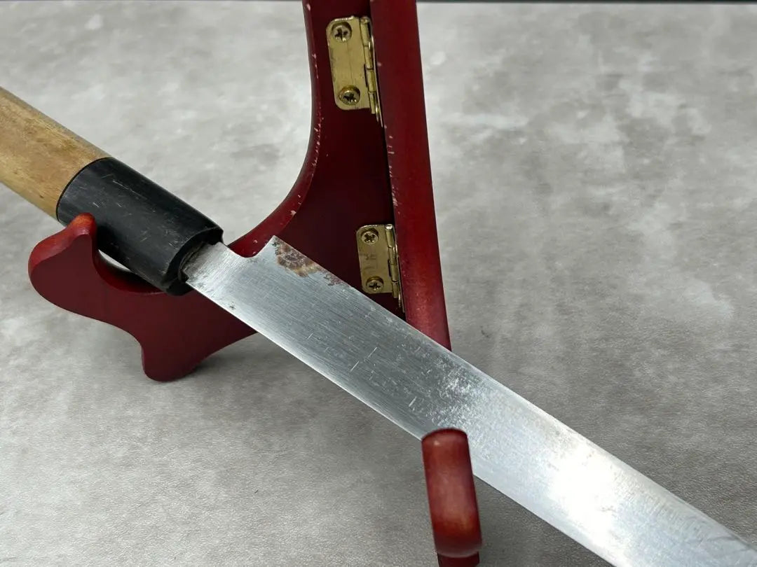 Cuchillo para sashimi Aritsugu de acero japonés puro 2024B Cuchillo Yanagiba con funda