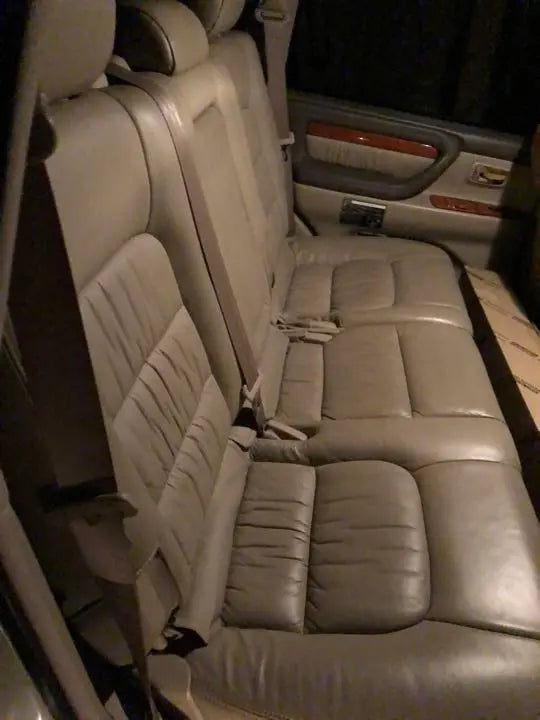 [Raro] Asiento de cuero genuino para Land Cruiser 100 Cygnus, hermoso artículo