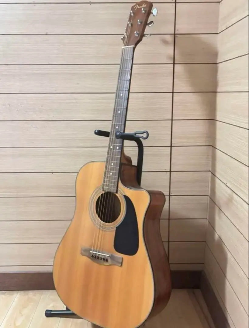 (with stand) Fender Acoustic Electric Guitar