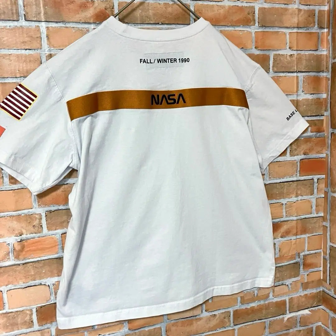 Heron Preston BTS usa camiseta de manga corta de la NASA con estampado grande | HERON PRESTON BTS着用 ビッグプリント NASA 半袖 Tシャツ