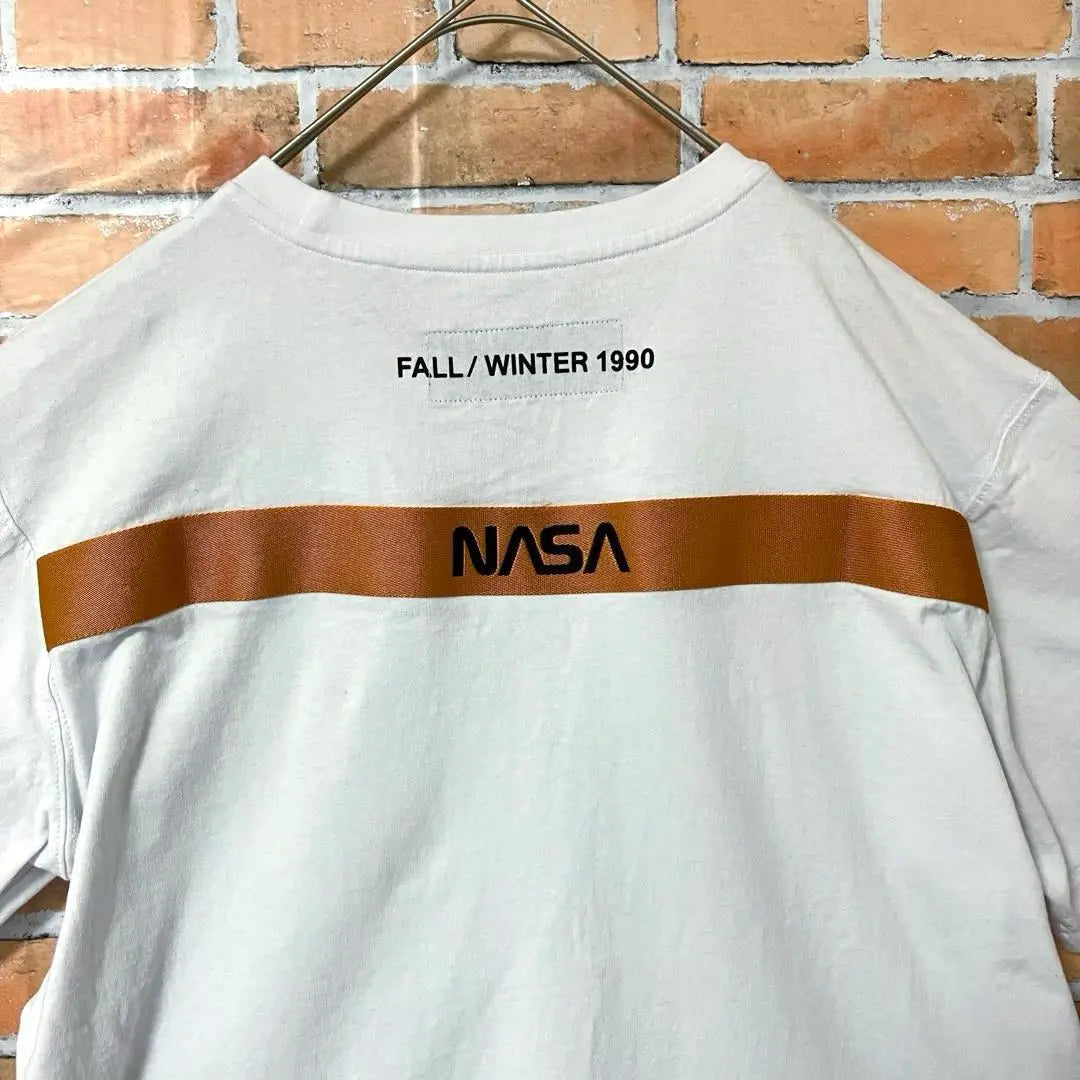 Heron Preston BTS usa camiseta de manga corta de la NASA con estampado grande | HERON PRESTON BTS着用 ビッグプリント NASA 半袖 Tシャツ