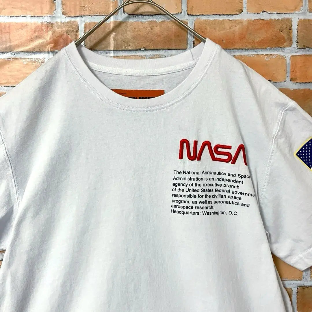 Heron Preston BTS usa camiseta de manga corta de la NASA con estampado grande | HERON PRESTON BTS着用 ビッグプリント NASA 半袖 Tシャツ