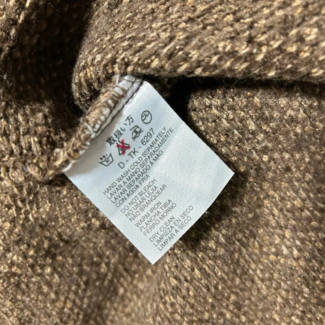 Abrigo chaqueta de lana de punto Ermenegildo Zegna hecho en Italia | エルメネジルドゼニア ニット ウール ジャケット コート イタリア製