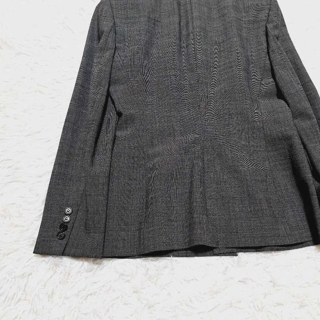 [Ralph Lauren] Set-up suit Jacket 8 Skirt 6 Black and white Houndstooth