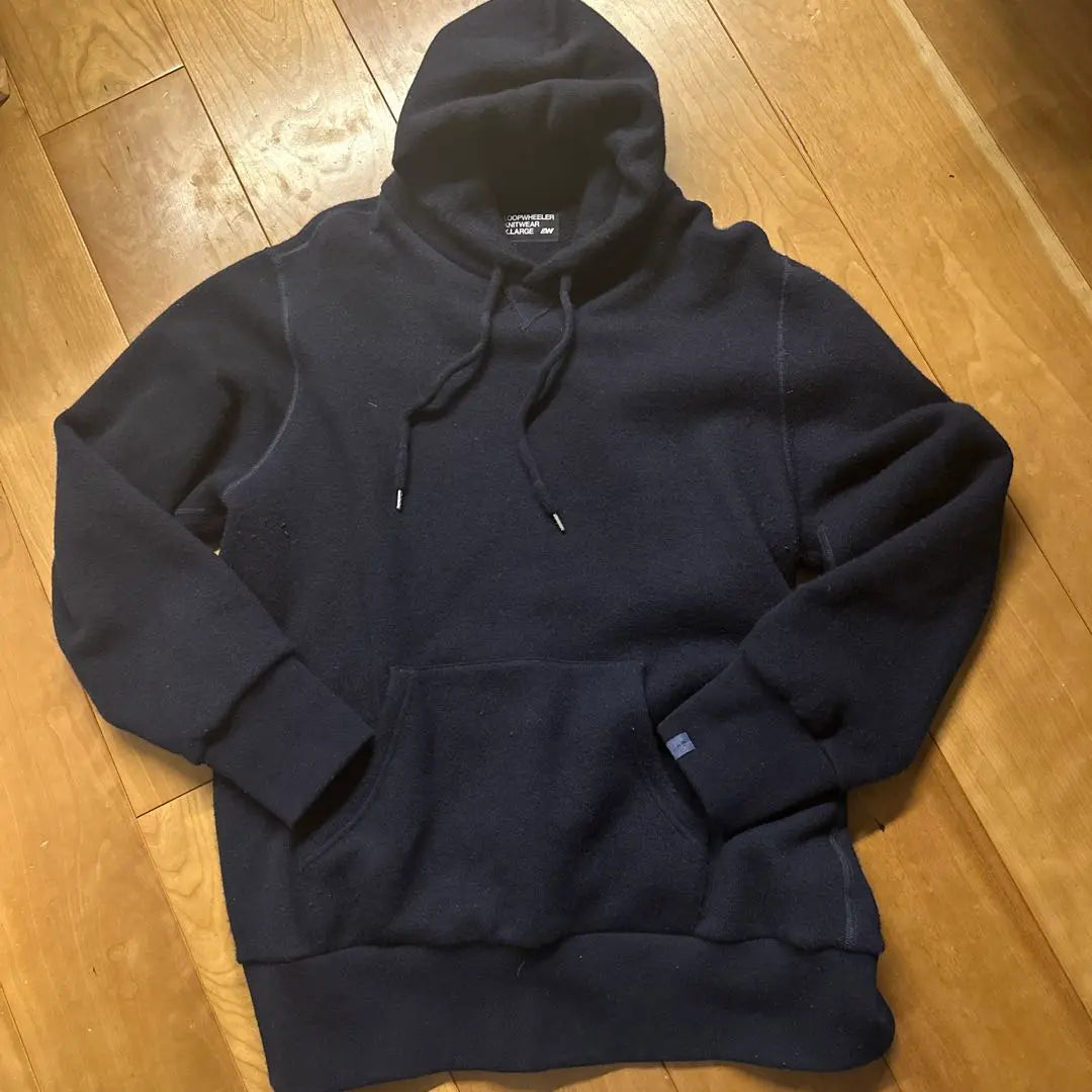 Rare! Loop Willer XL 100% Cashmere Fleece Pullover Hoodie