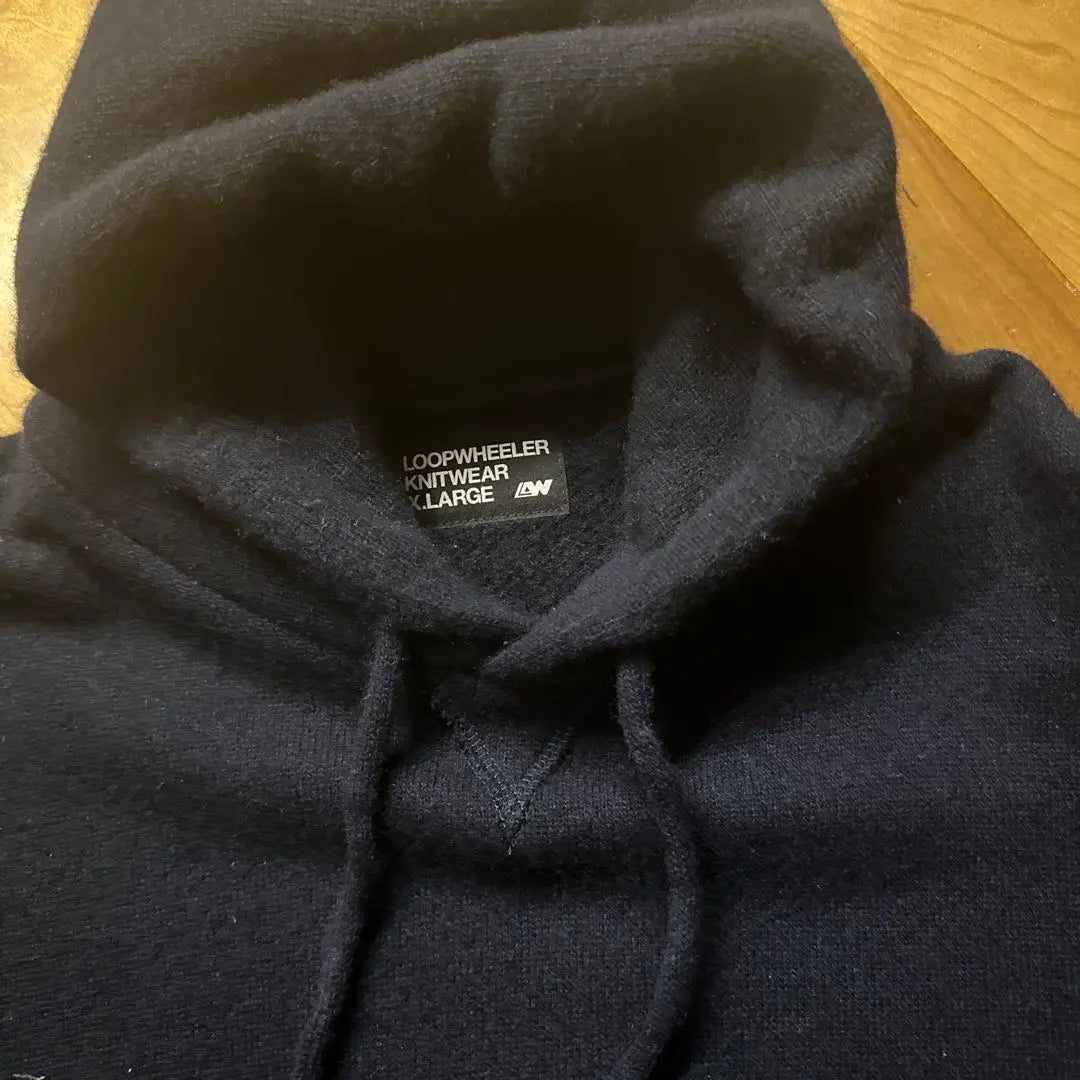 Rare! Loop Willer XL 100% Cashmere Fleece Pullover Hoodie