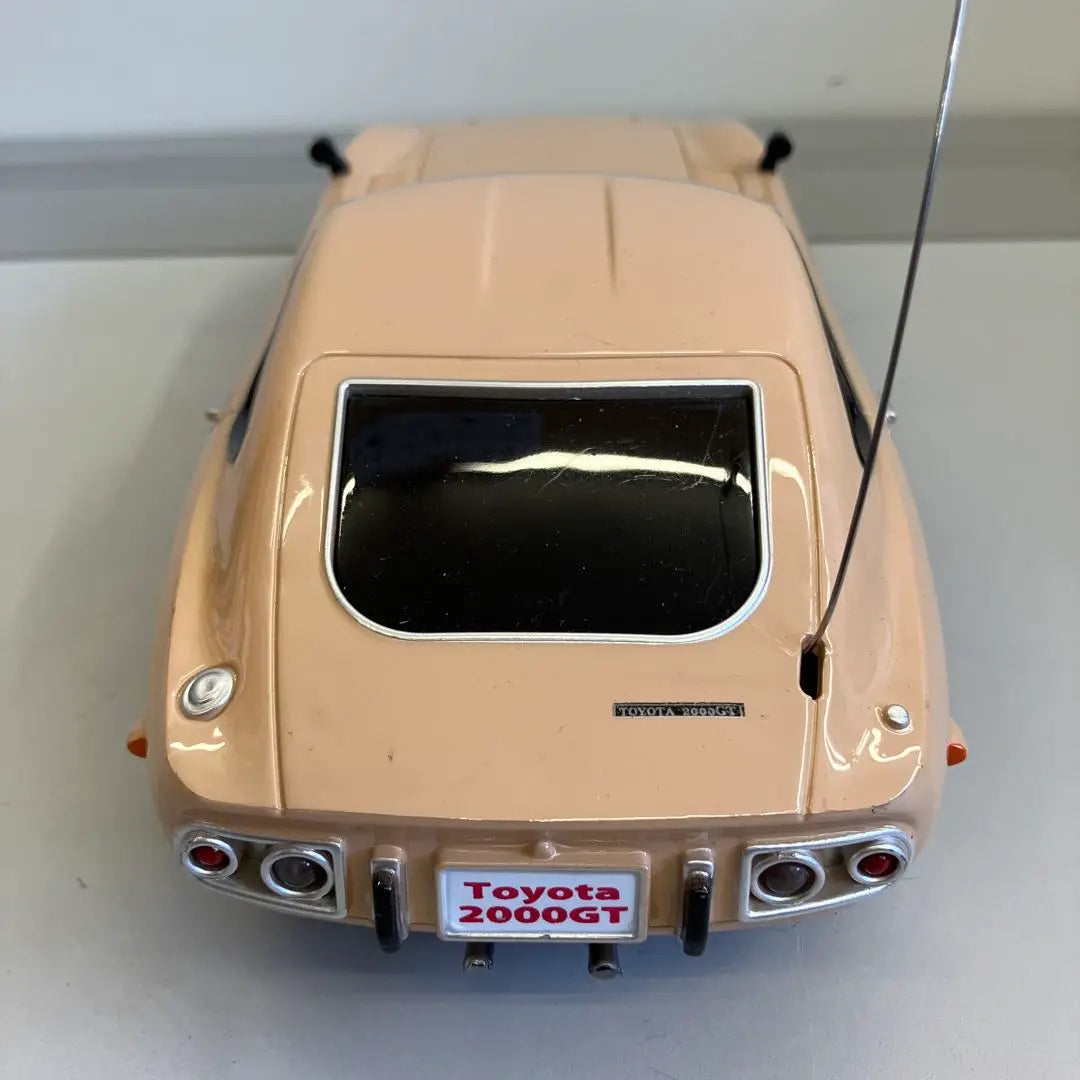 Junk item Showa Retro Toyota 2000GT Radio-controlled minicar car Car Famous car Old car