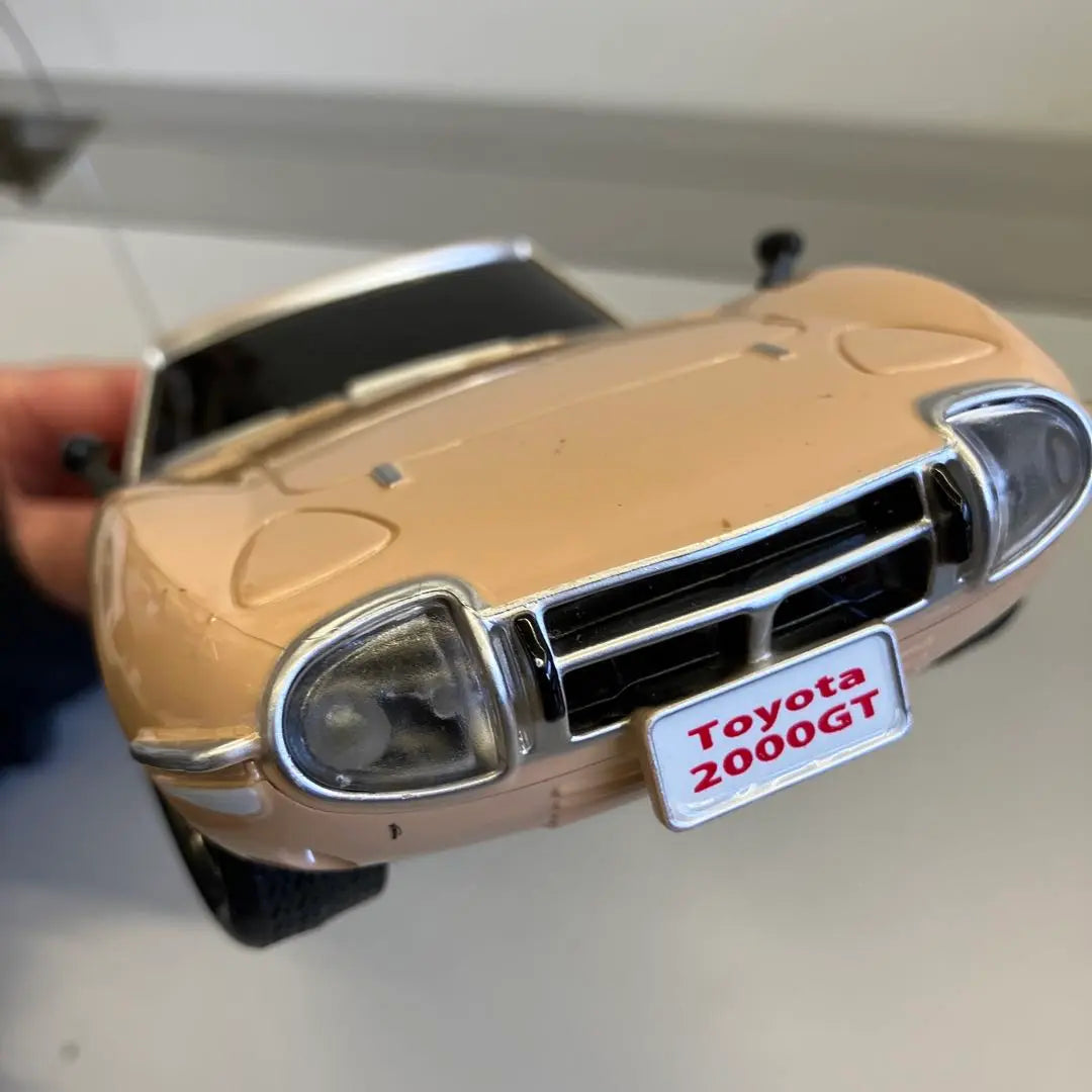 Junk item Showa Retro Toyota 2000GT Radio-controlled minicar car Car Famous car Old car