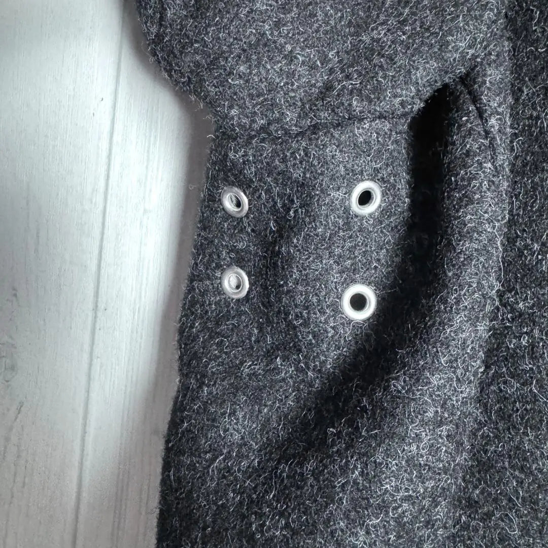 [Good condition ☆ High-class model ☆ Authentic tweed ☆ Made with cowhide] Vivienne wool jacket