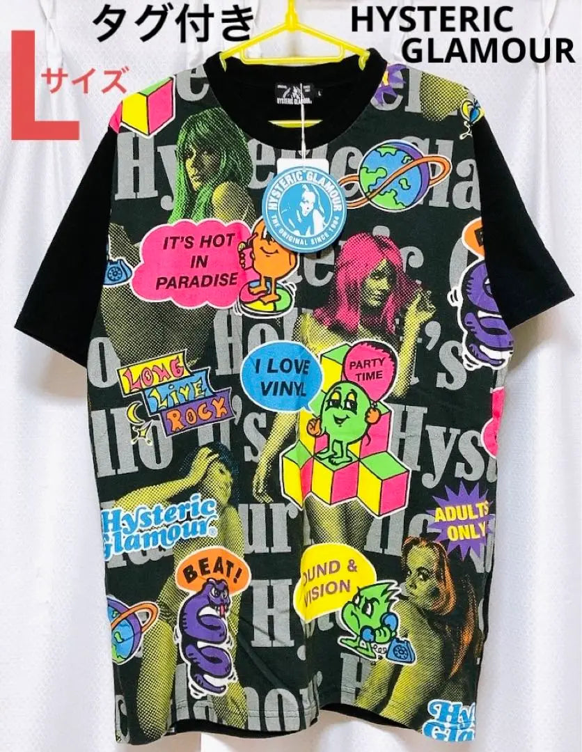 With new tags ◎ L size ★ HYS PARTY TIME ★ Hysteric glamor | 新品タグ付き◎Lサイズ★ HYS PARTY TIME★ ヒステリックグラマー